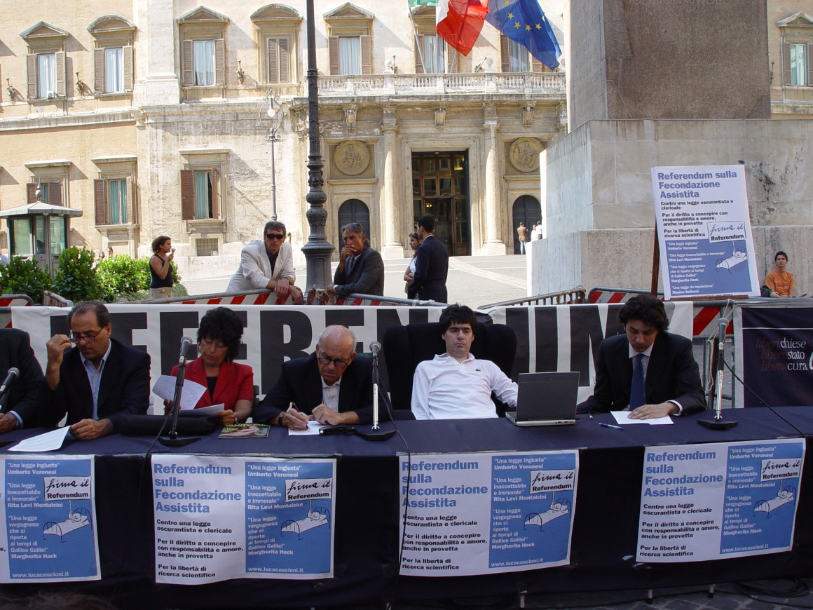 I protagonisti della conferenza stampa