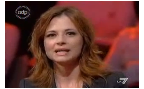 Maria Antonietta Farina Coscioni negli studi di La7