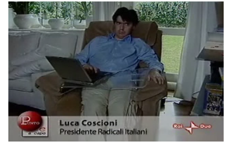 Luca Coscioni a casa ad Orvieto