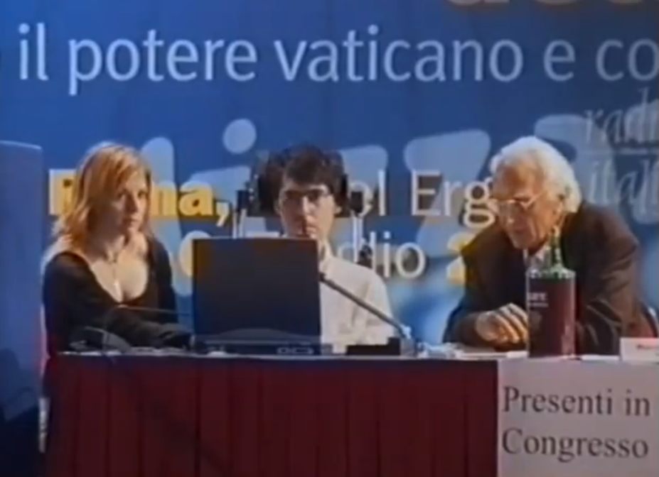 Luca Coscioni aI primo congresso di Radicali Italiani