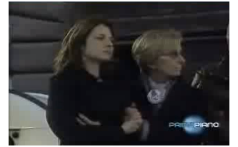 Maria Antonietta Farina Coscioni con Emma Bonino ai funerali di Luca